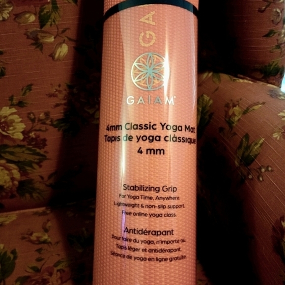 GAIAM Classic Yoga Mat Non-Slip 4mm NWT - Picture 3 of 5